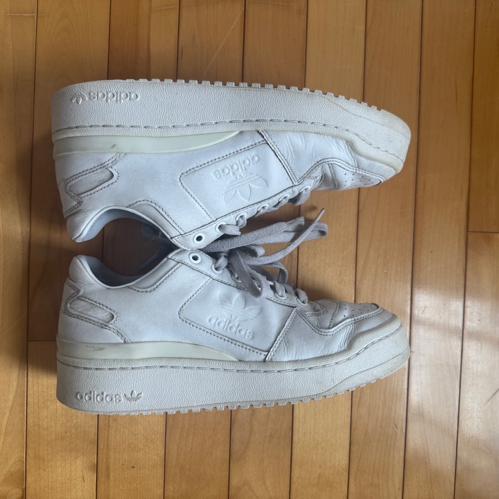 Adidas White Platform Sneakers